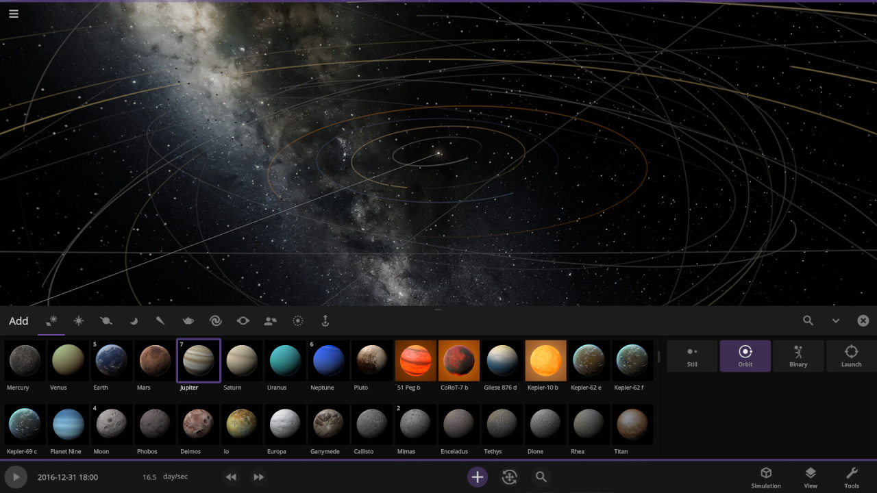 Скриншот Universe Sandbox