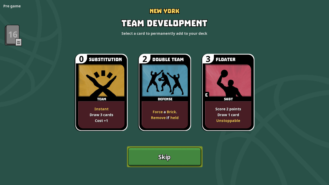 Скриншот Clutchtime: Basketball Deckbuilder