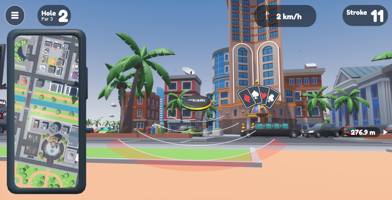 Скриншот Disc Golf City