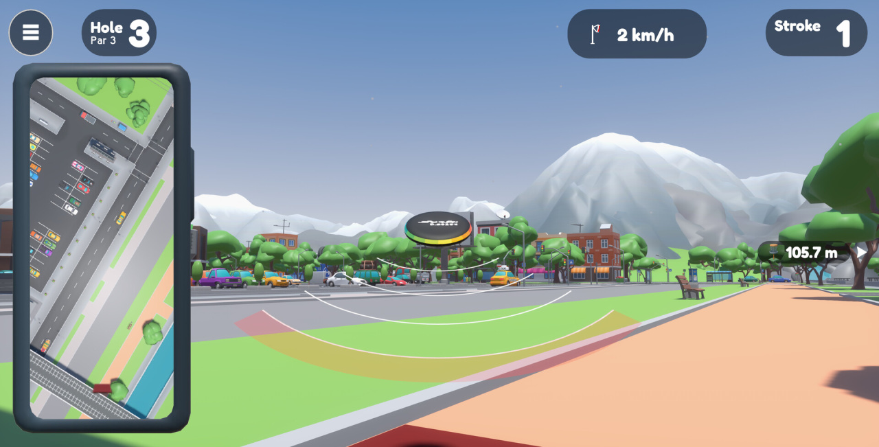 Скриншот Disc Golf City