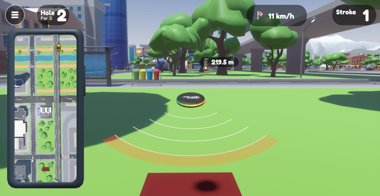 Скриншот Disc Golf City