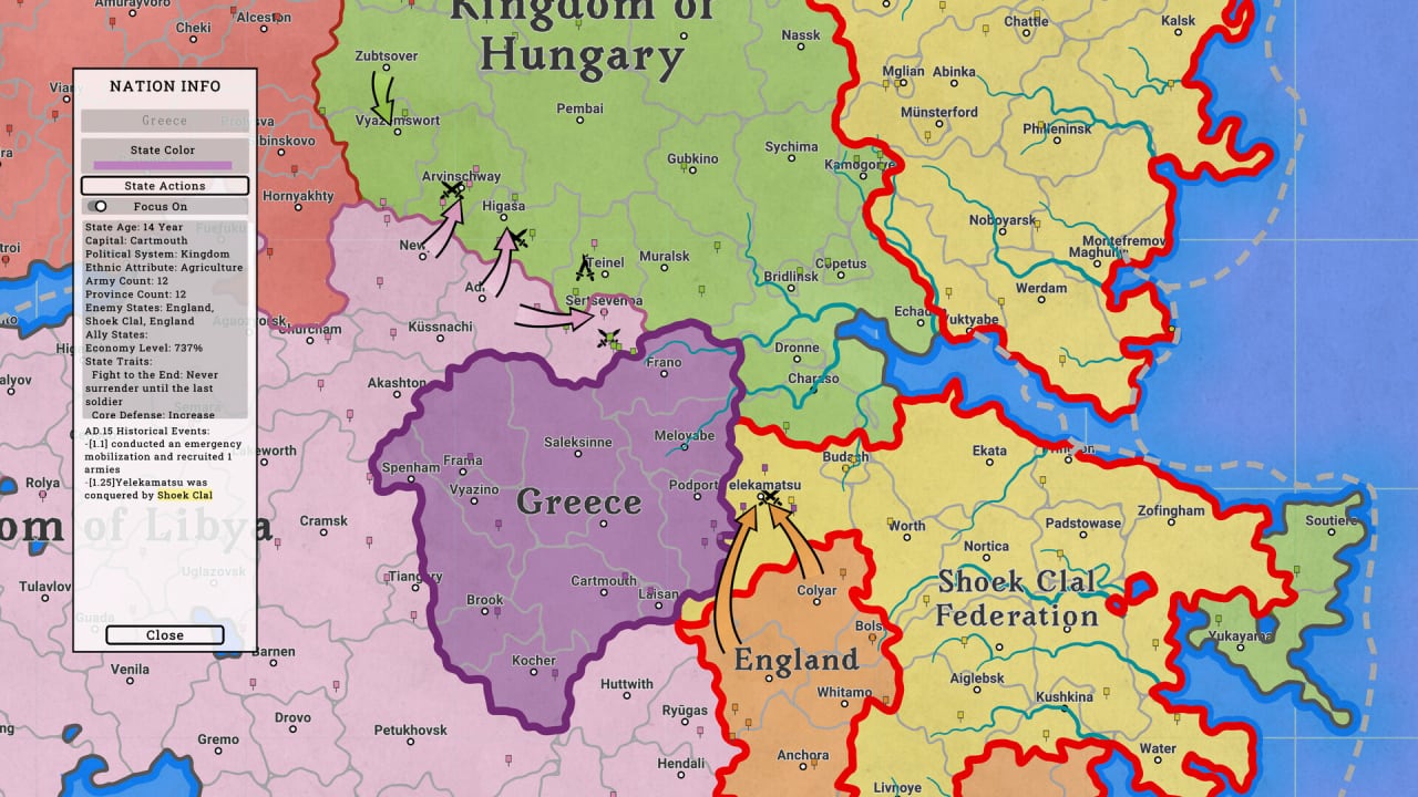 Скриншот Fantasy Map Simulator