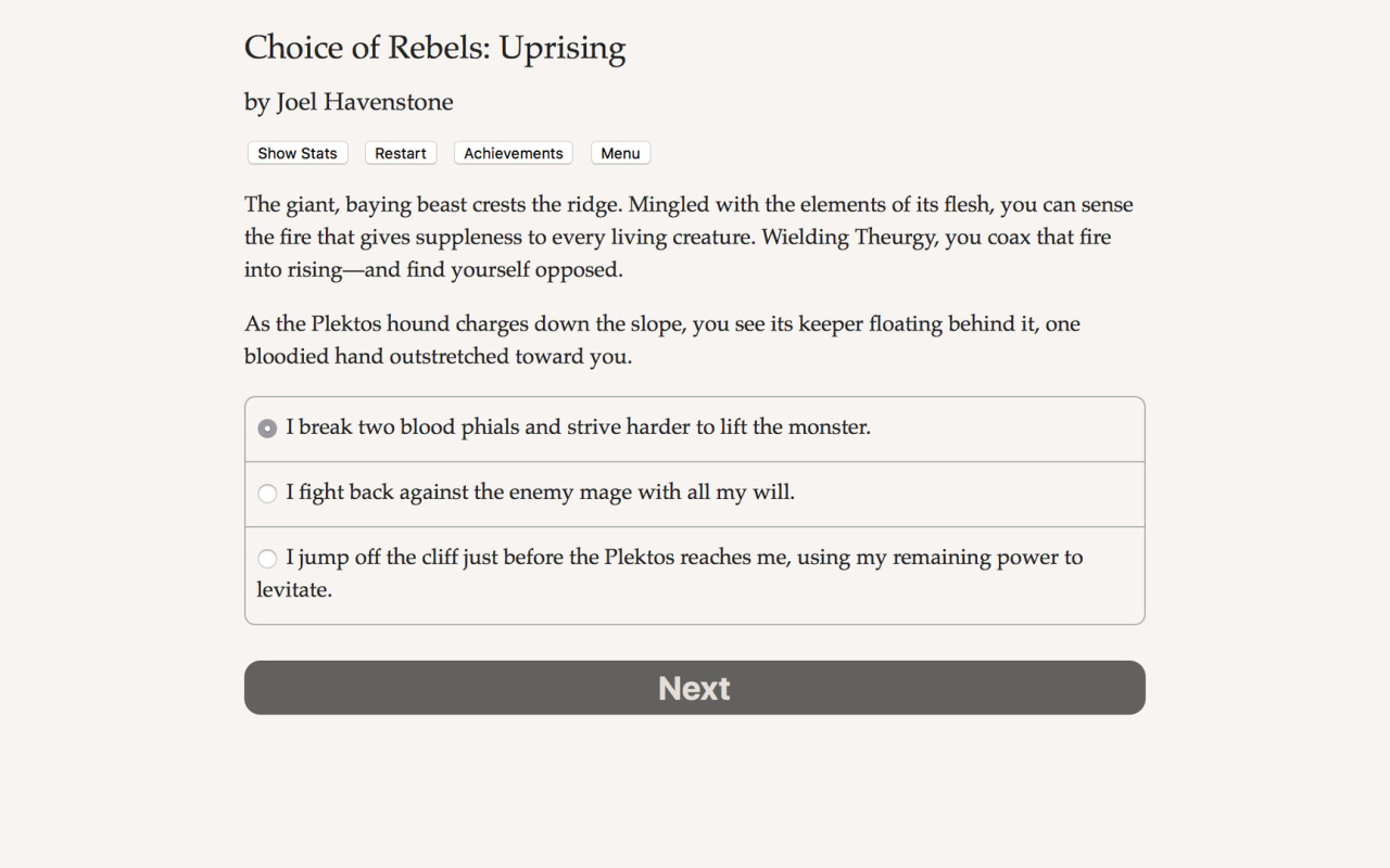Скриншот Choice of Rebels: Uprising