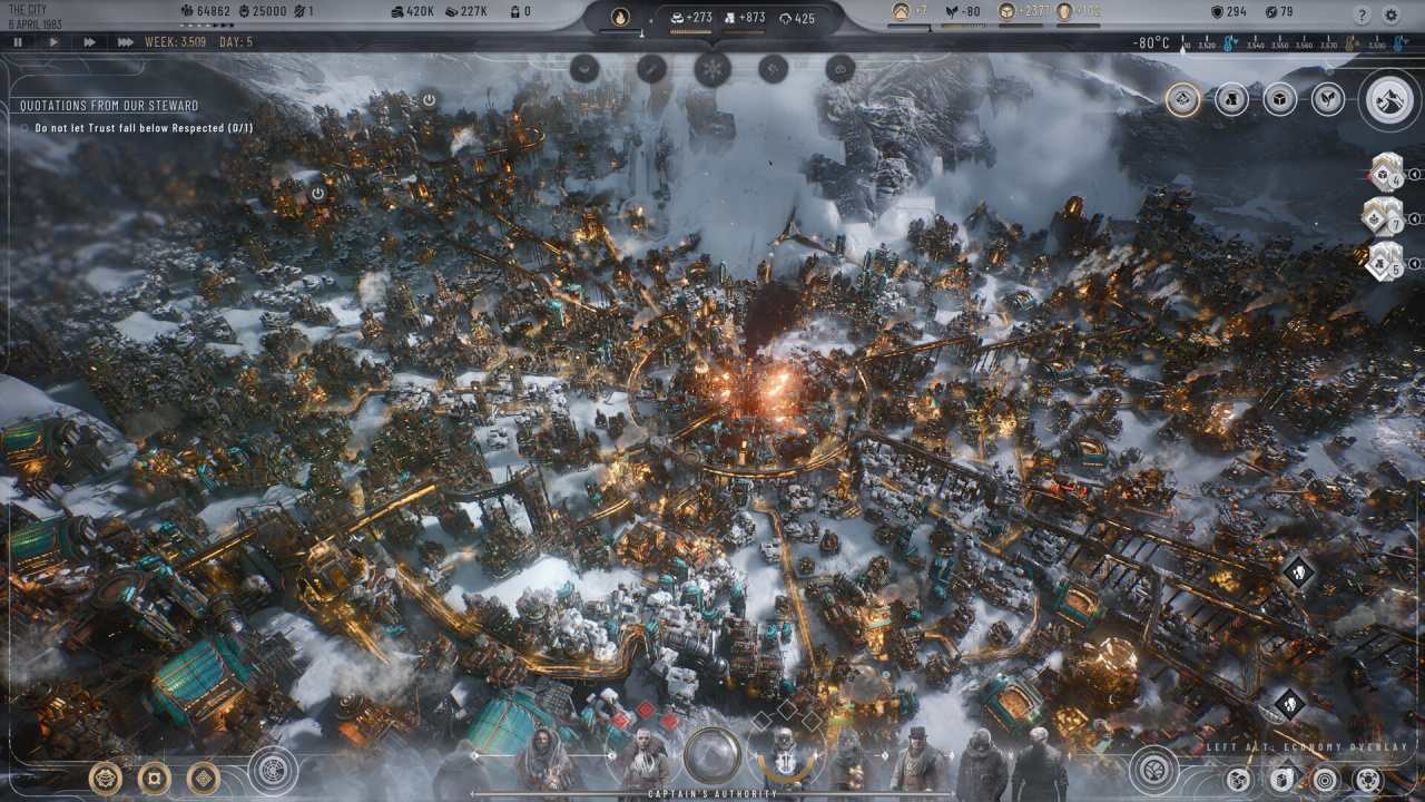 Скриншот Frostpunk 2