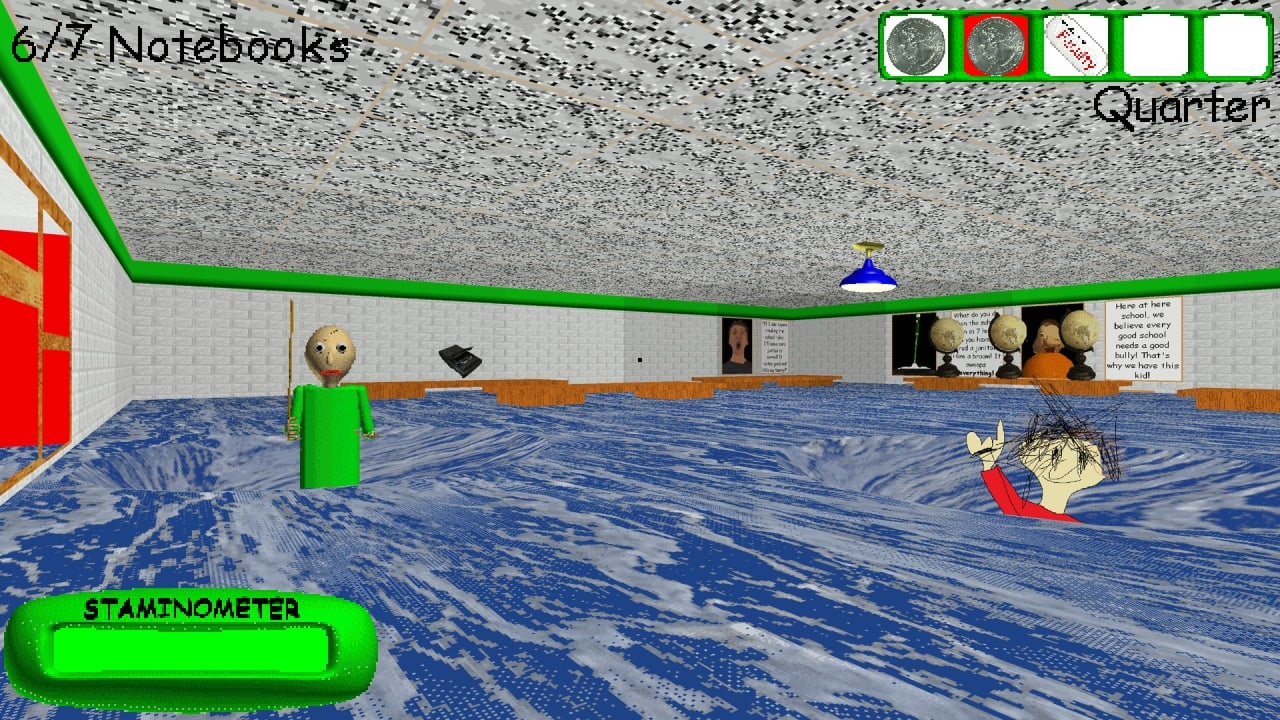 Скриншот Baldi's Basics Plus