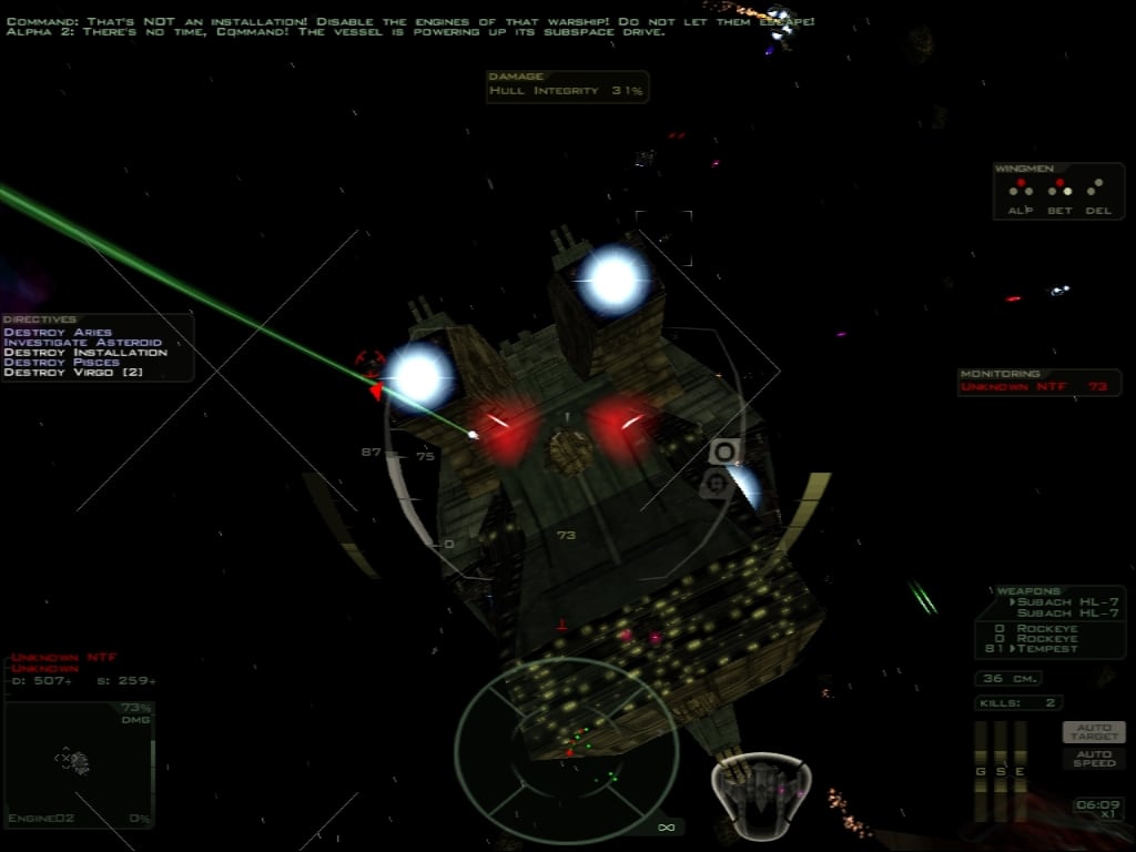 Скриншот Freespace 2