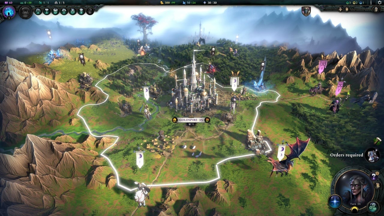 Скриншот Age of Wonders 4