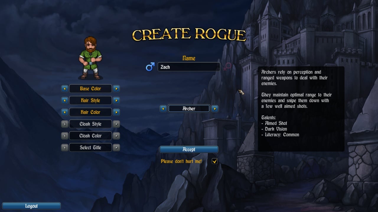 Скриншот Rogue’s Tale