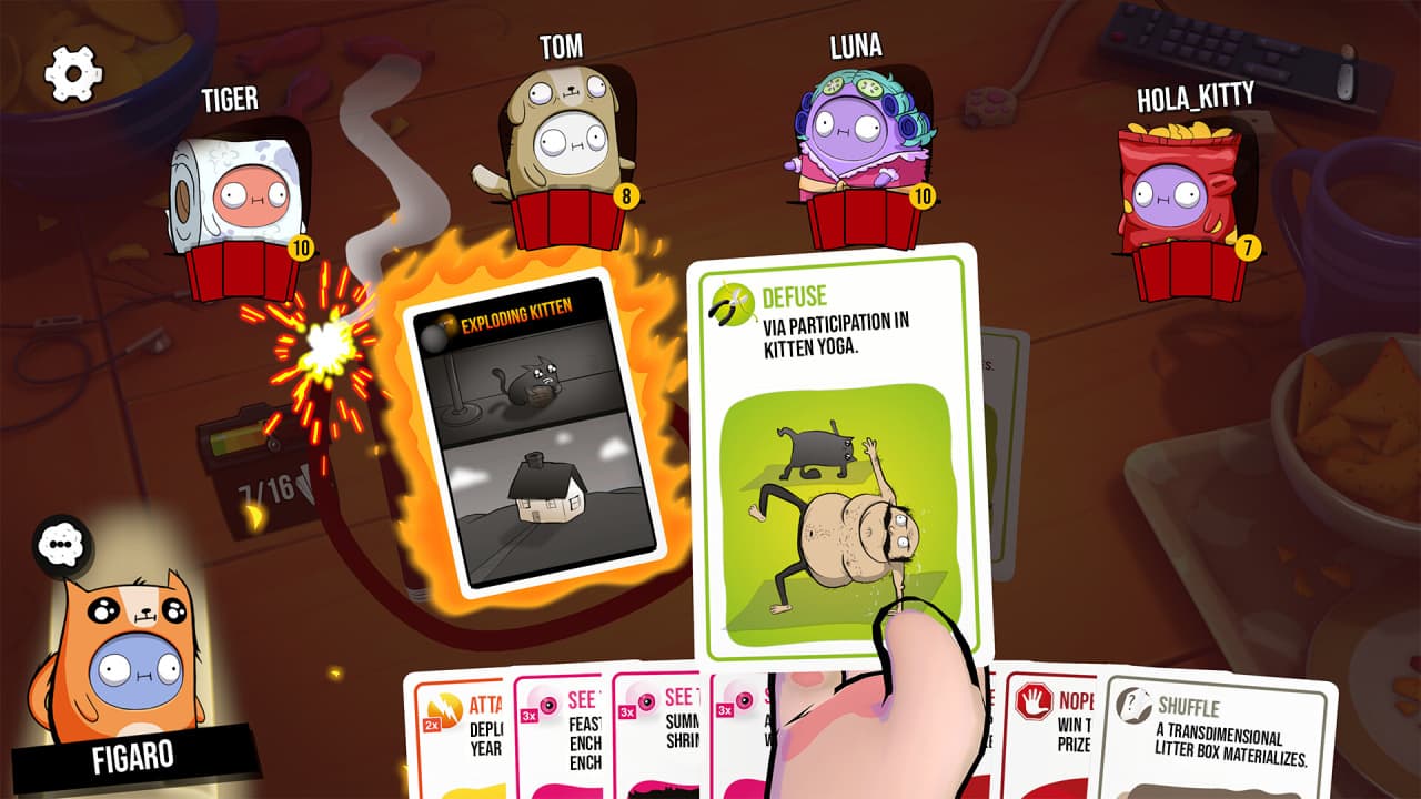 Скриншот Exploding Kittens 2