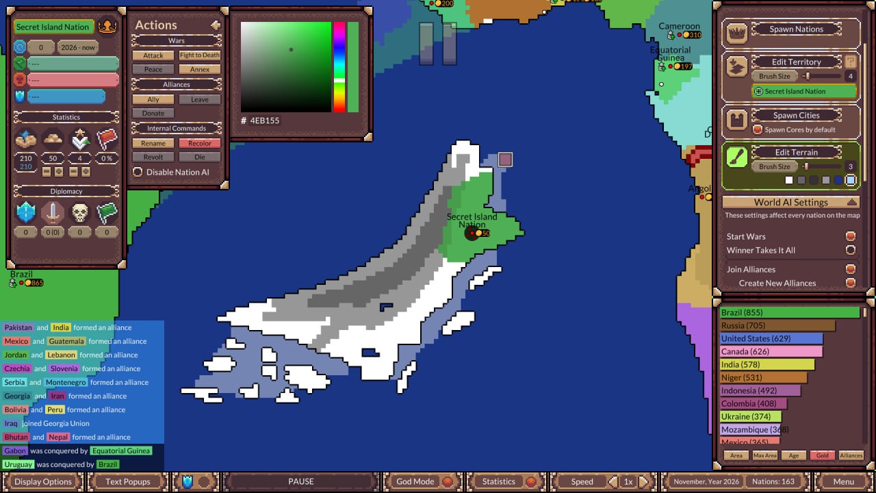 Скриншот Ages of Conflict: World War Simulator