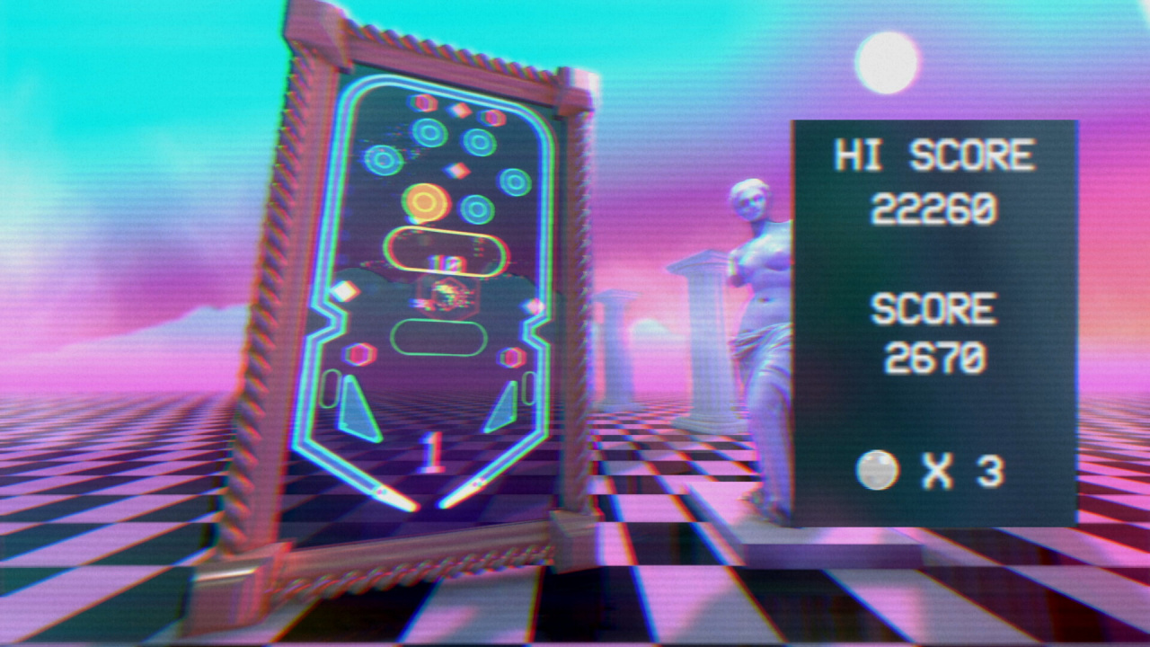 Скриншот Vaporwave Pinball