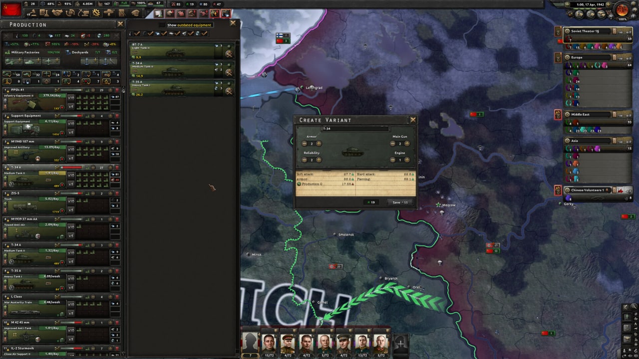Скриншот Hearts of Iron IV — Ultimate Bundle