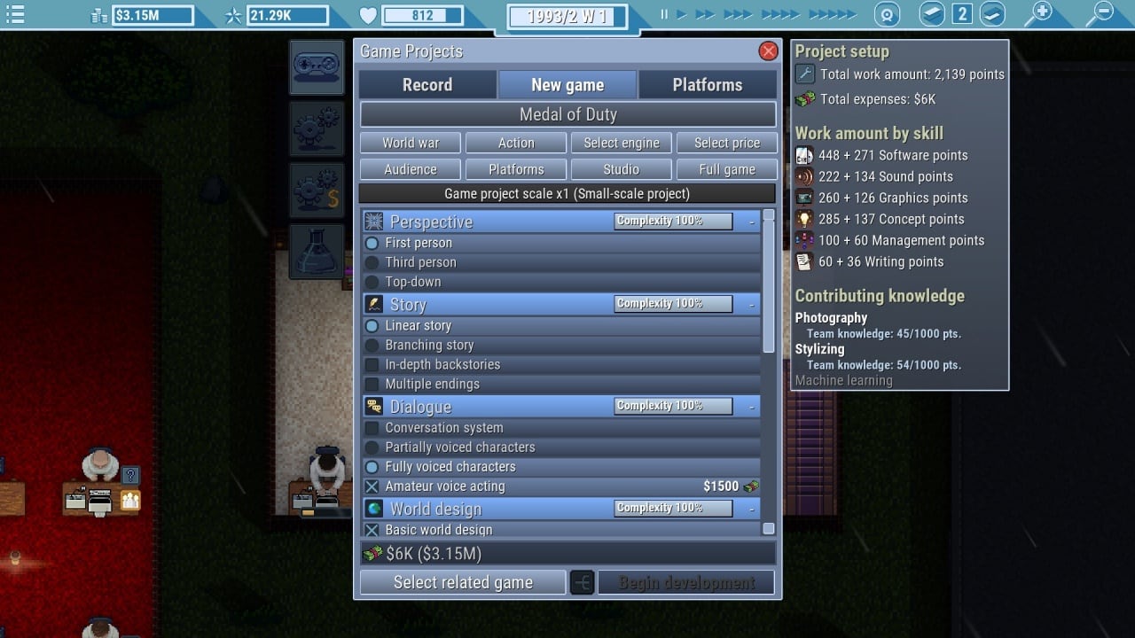 Скриншот Game Dev Studio