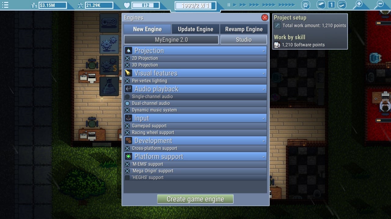 Скриншот Game Dev Studio