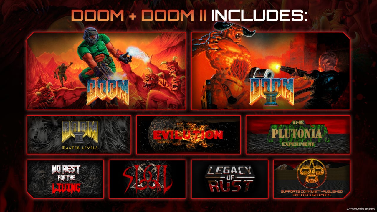 Скриншот DOOM (1993) + DOOM II