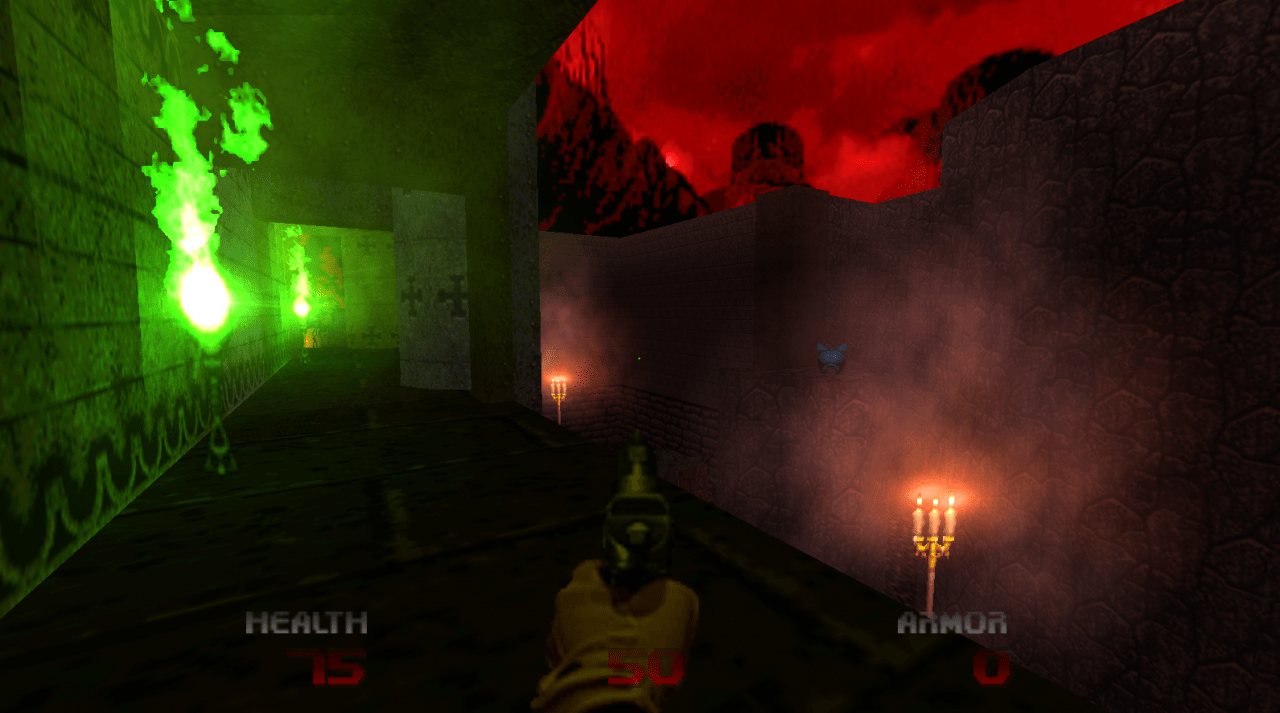 Скриншот Brutal Doom 64