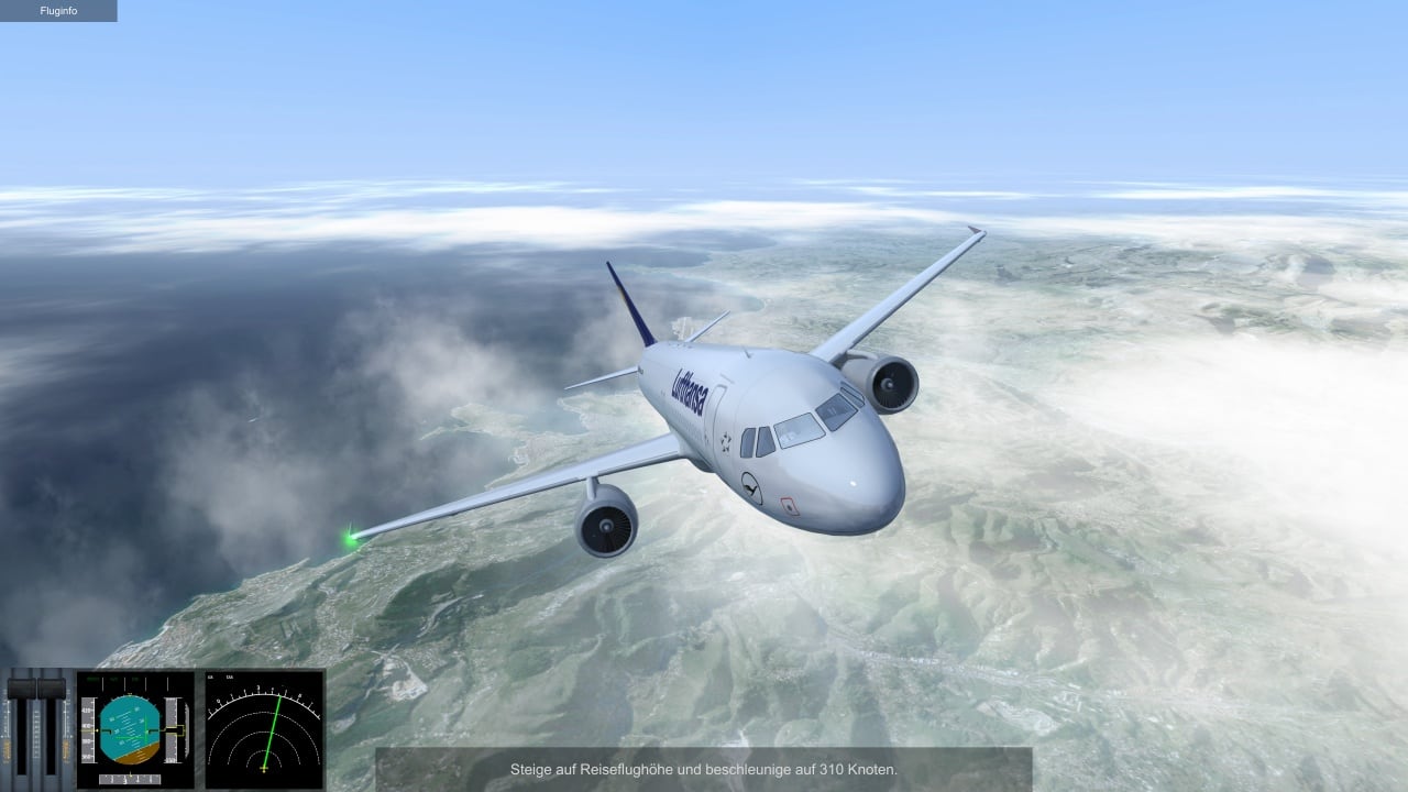 Скриншот Urlaubsflug Simulator – Holiday Flight Simulator
