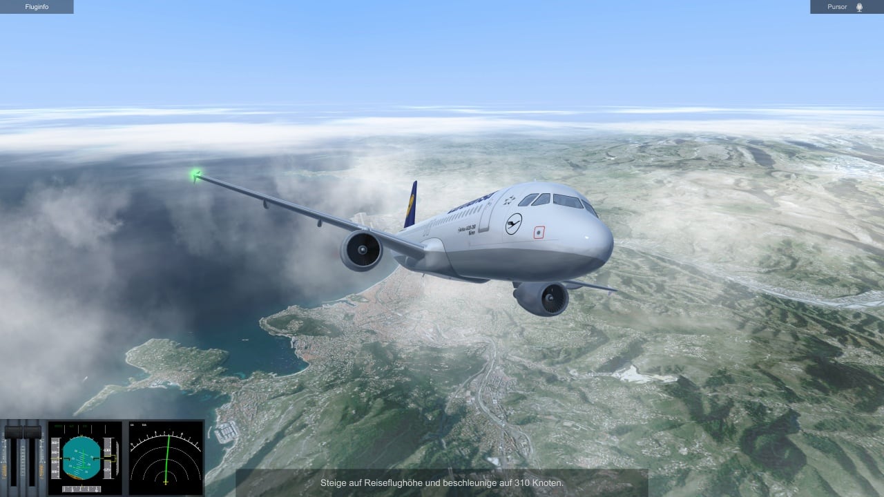 Скриншот Urlaubsflug Simulator – Holiday Flight Simulator