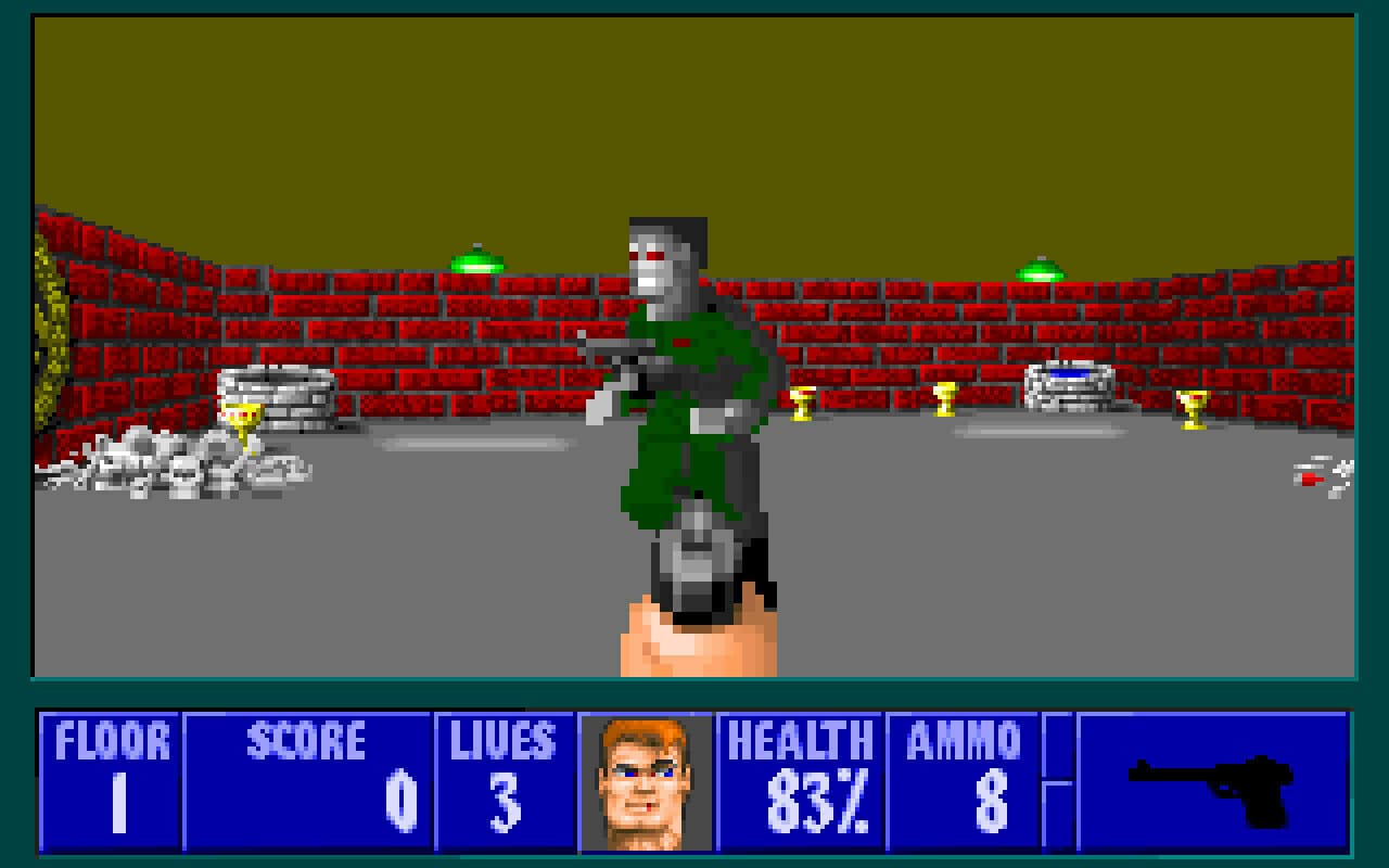 Скриншот Wolfenstein 3D