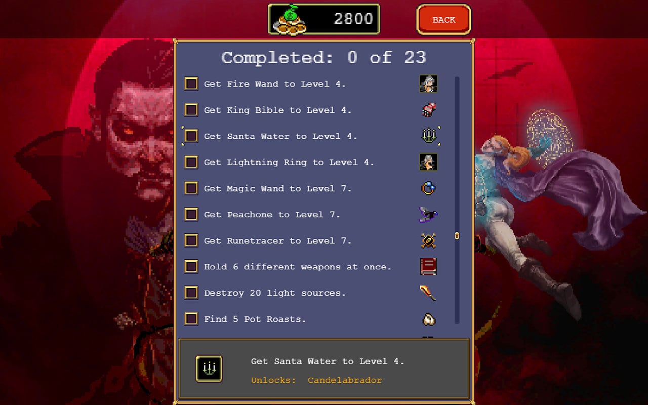 Скриншот Vampire Survivors