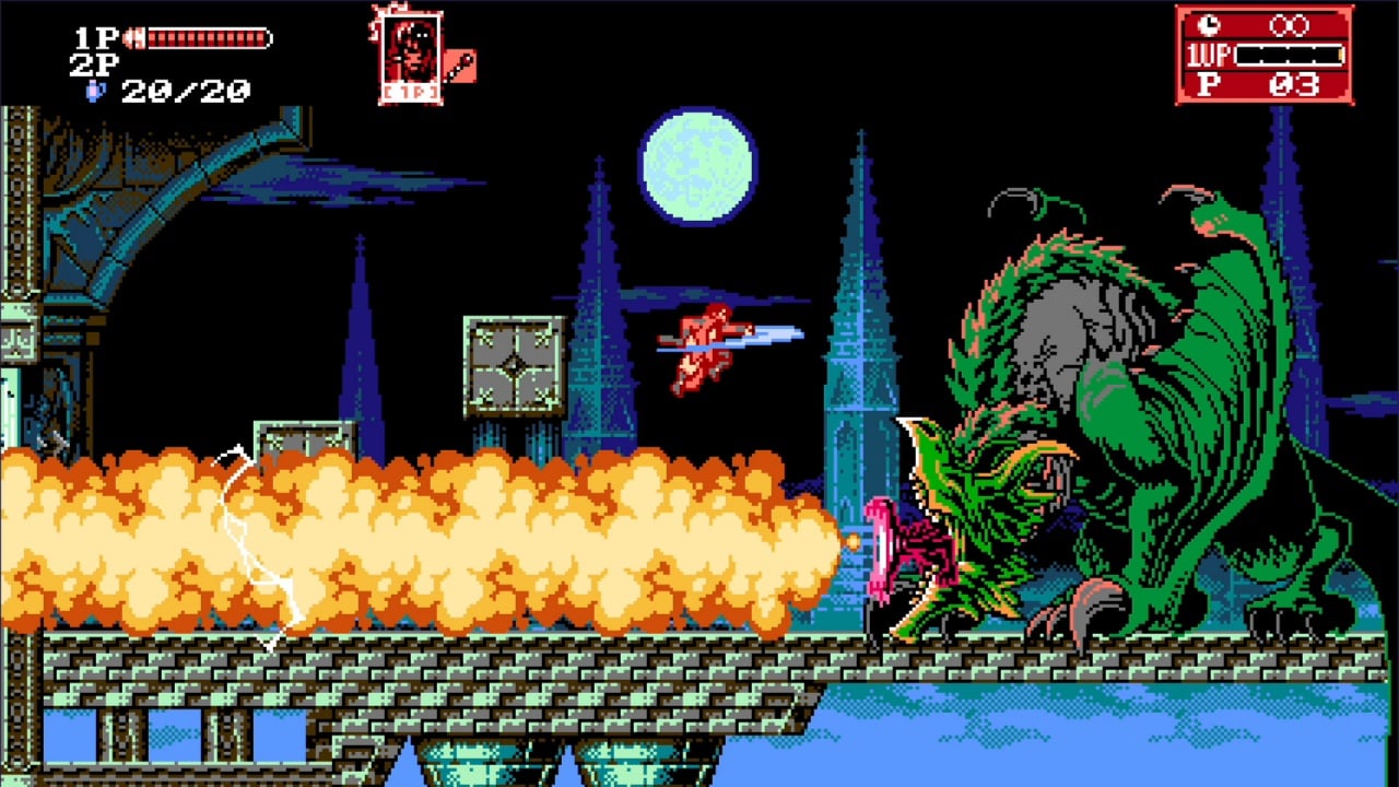 Скриншот Bloodstained: Curse of the Moon 2
