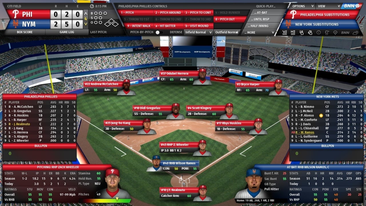 Скриншот Out of the Park Baseball 21