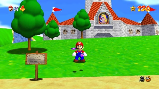 Скриншот Super Mario 64 NX