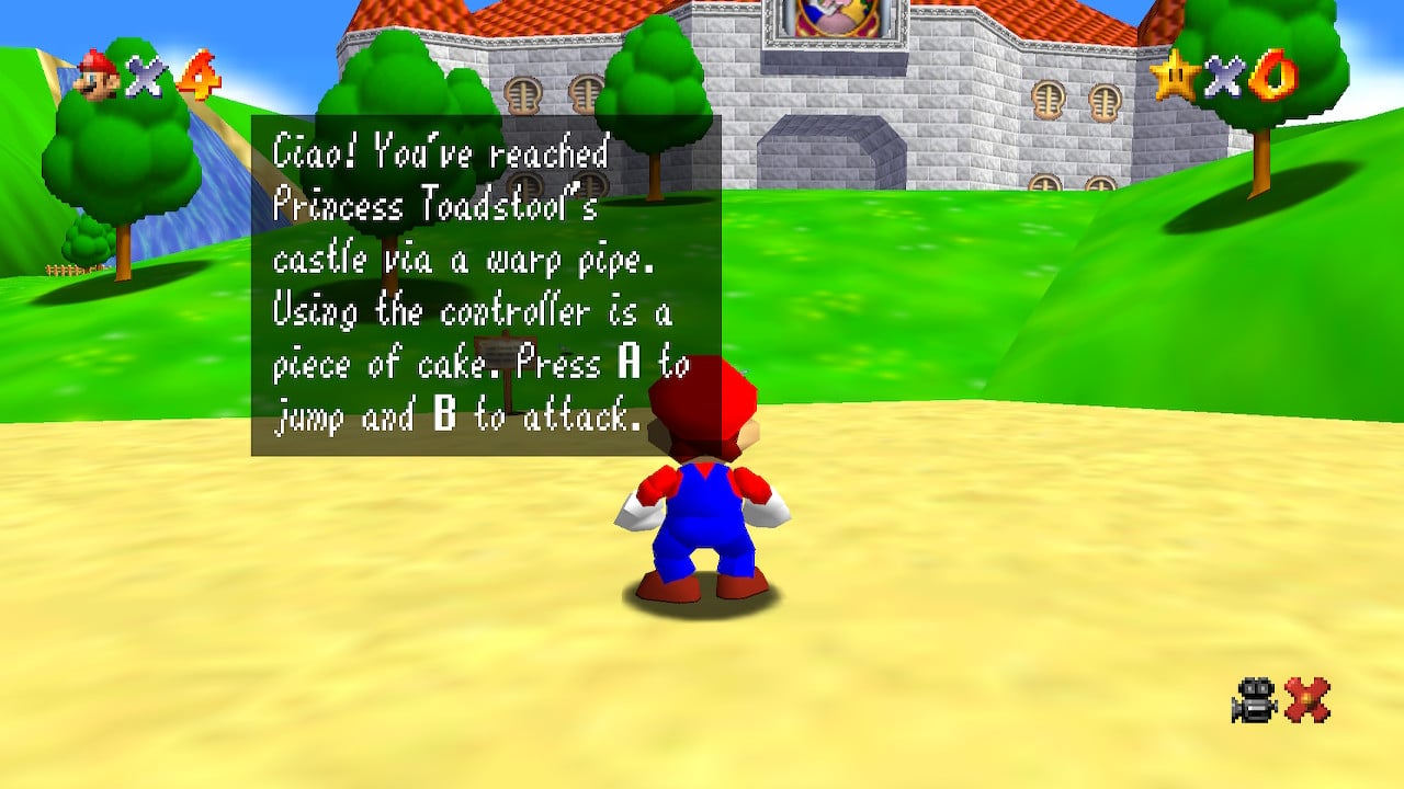 Скриншот Super Mario 64 NX