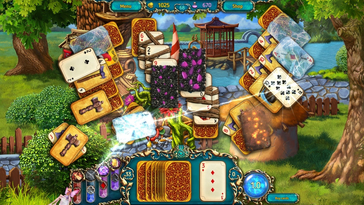 Скриншот Dreamland Solitaire: Dragons Fury