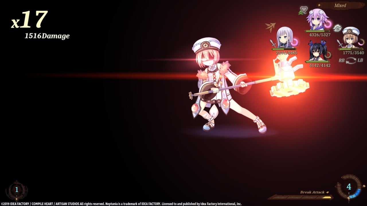 Скриншот Super Neptunia RPG