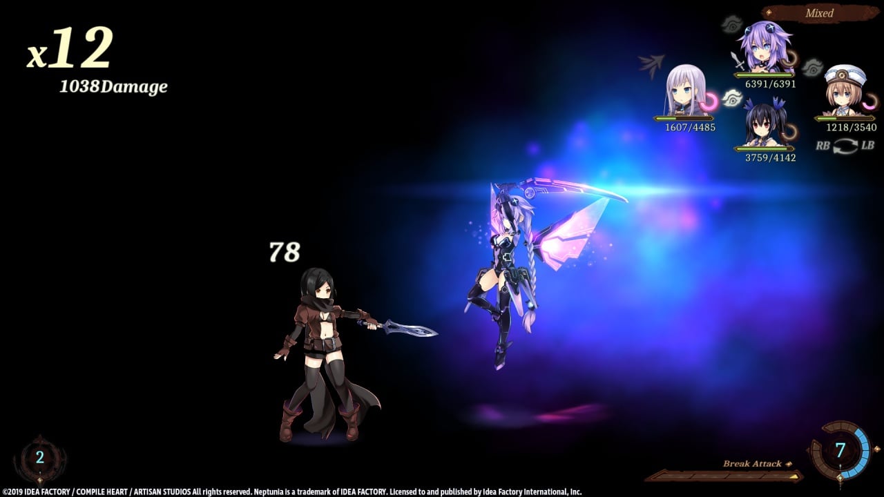 Скриншот Super Neptunia RPG