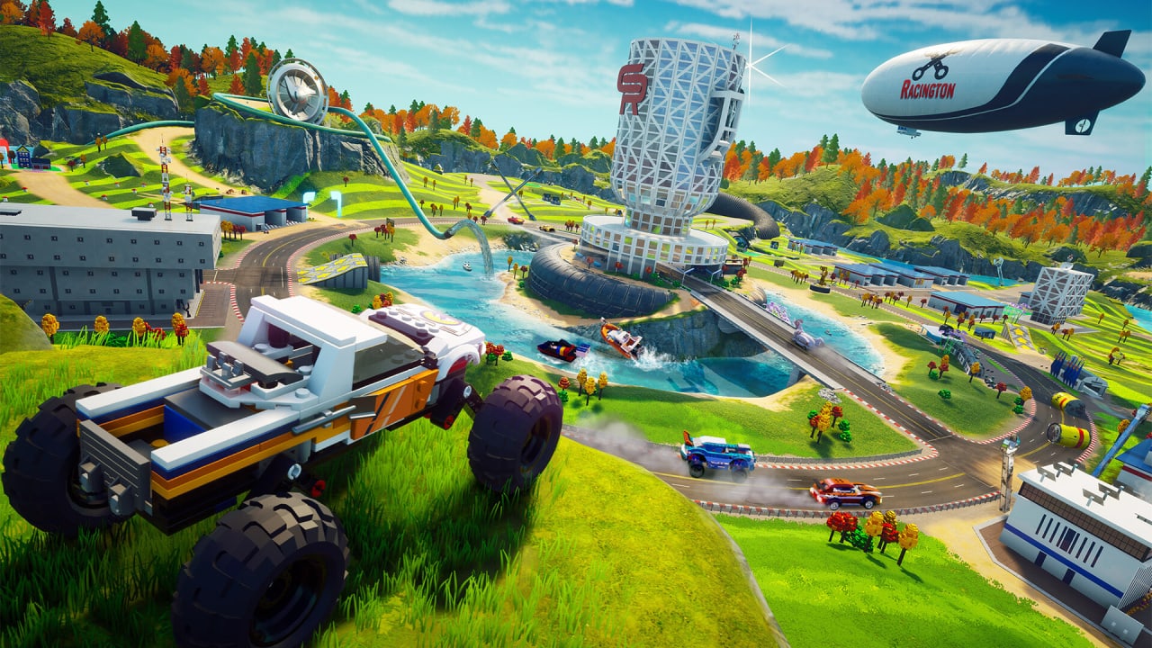 Скриншот LEGO 2K Drive по сети