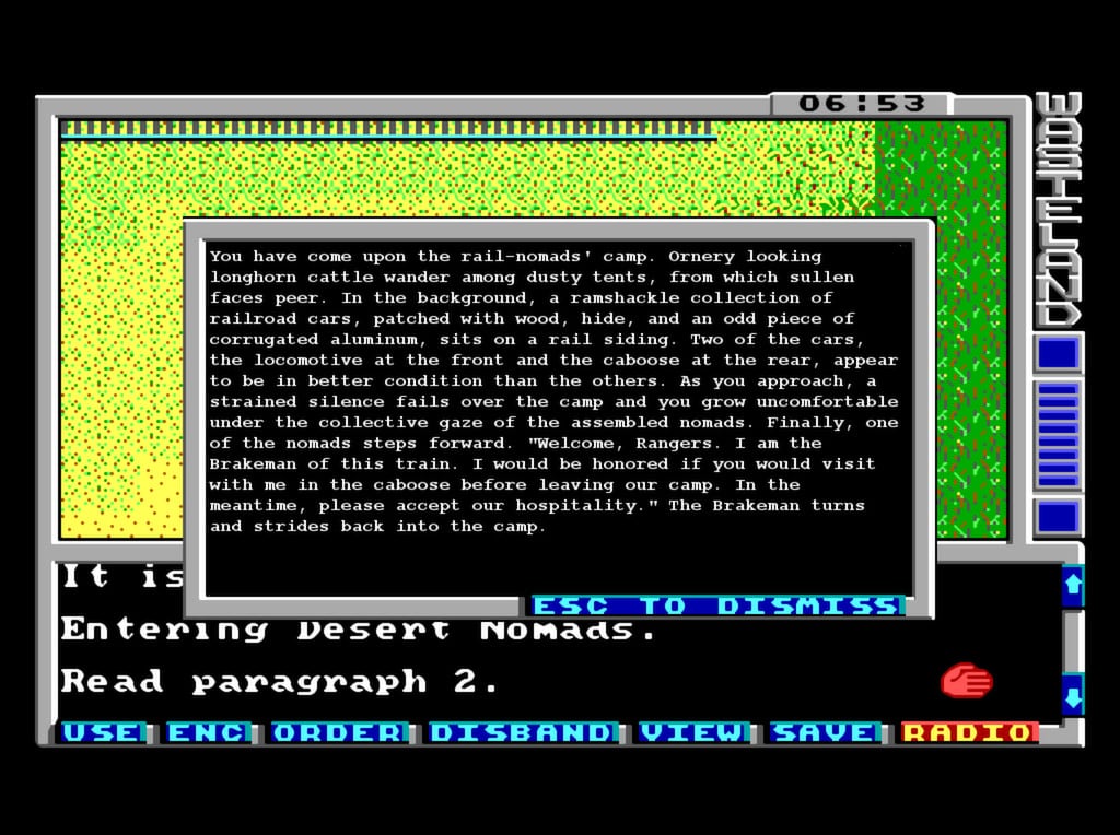 Скриншот Wasteland: The Original Classic
