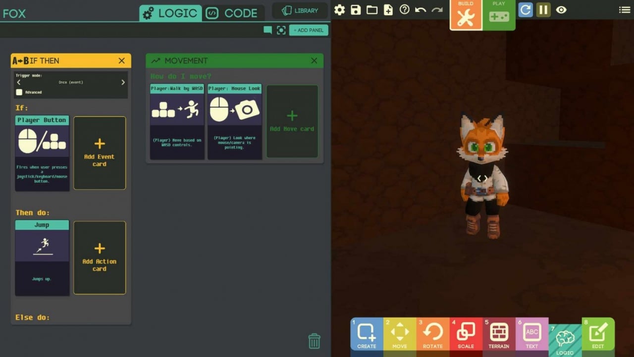 Скриншот Game Builder