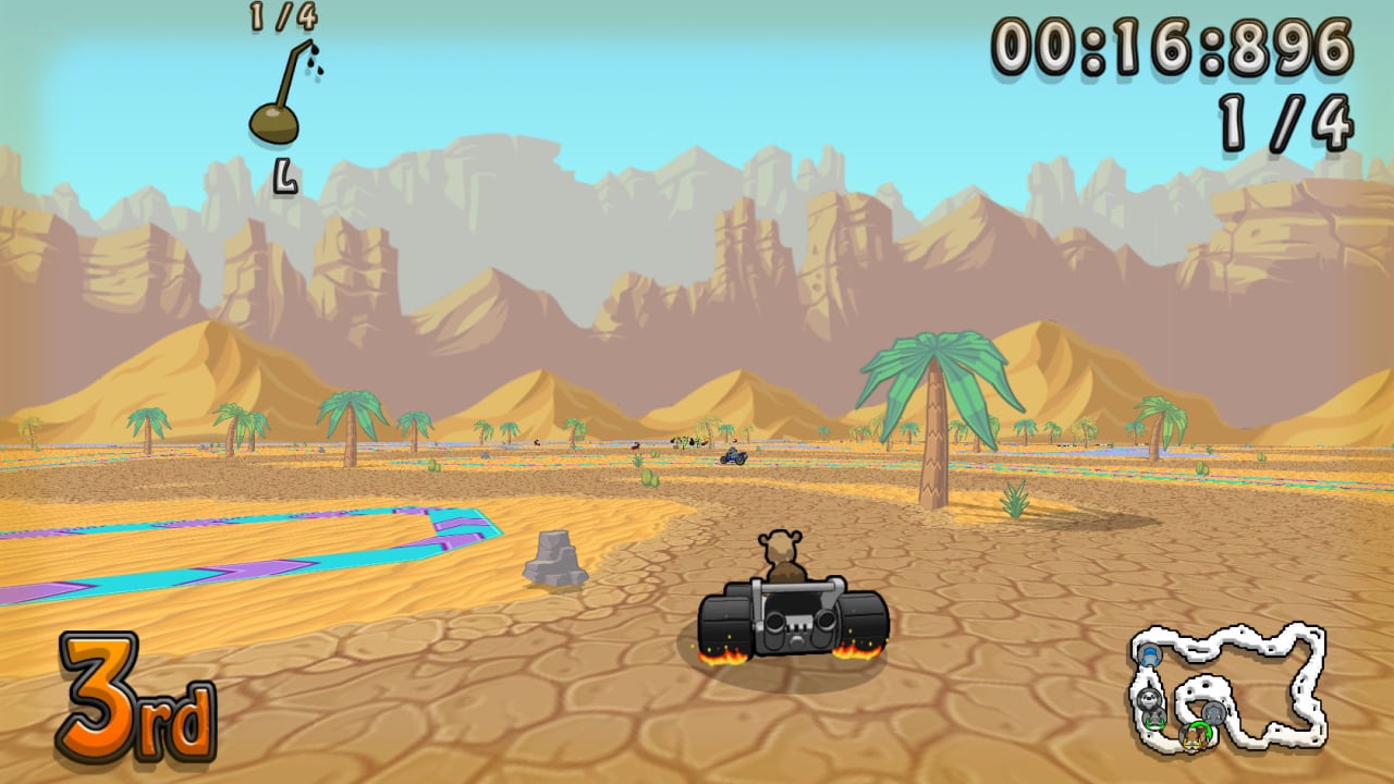 Скриншот Wacky Wheels HD