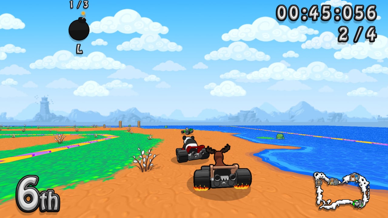 Скриншот Wacky Wheels HD
