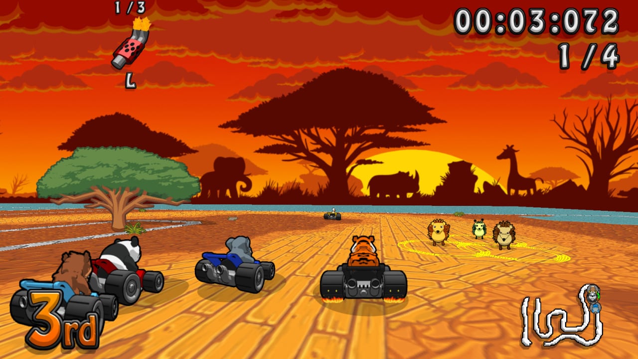 Скриншот Wacky Wheels HD