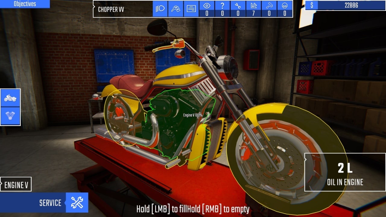 Скриншот Biker Garage: Mechanic Simulator