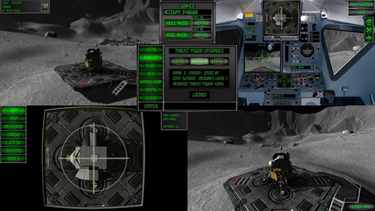 Скриншот Lunar Flight