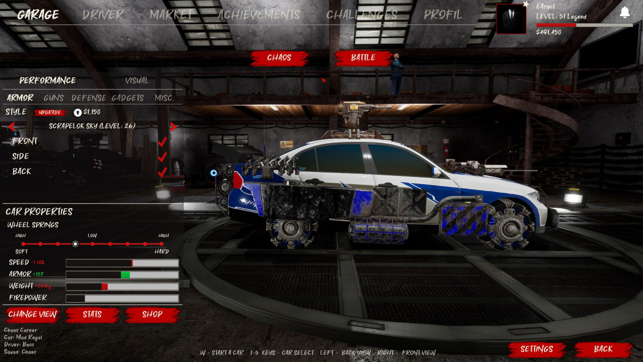 Скриншот Chaos on Wheels