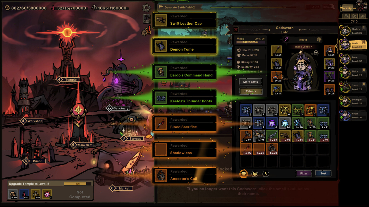 Скриншот Path of Idle: Old Gods Rising