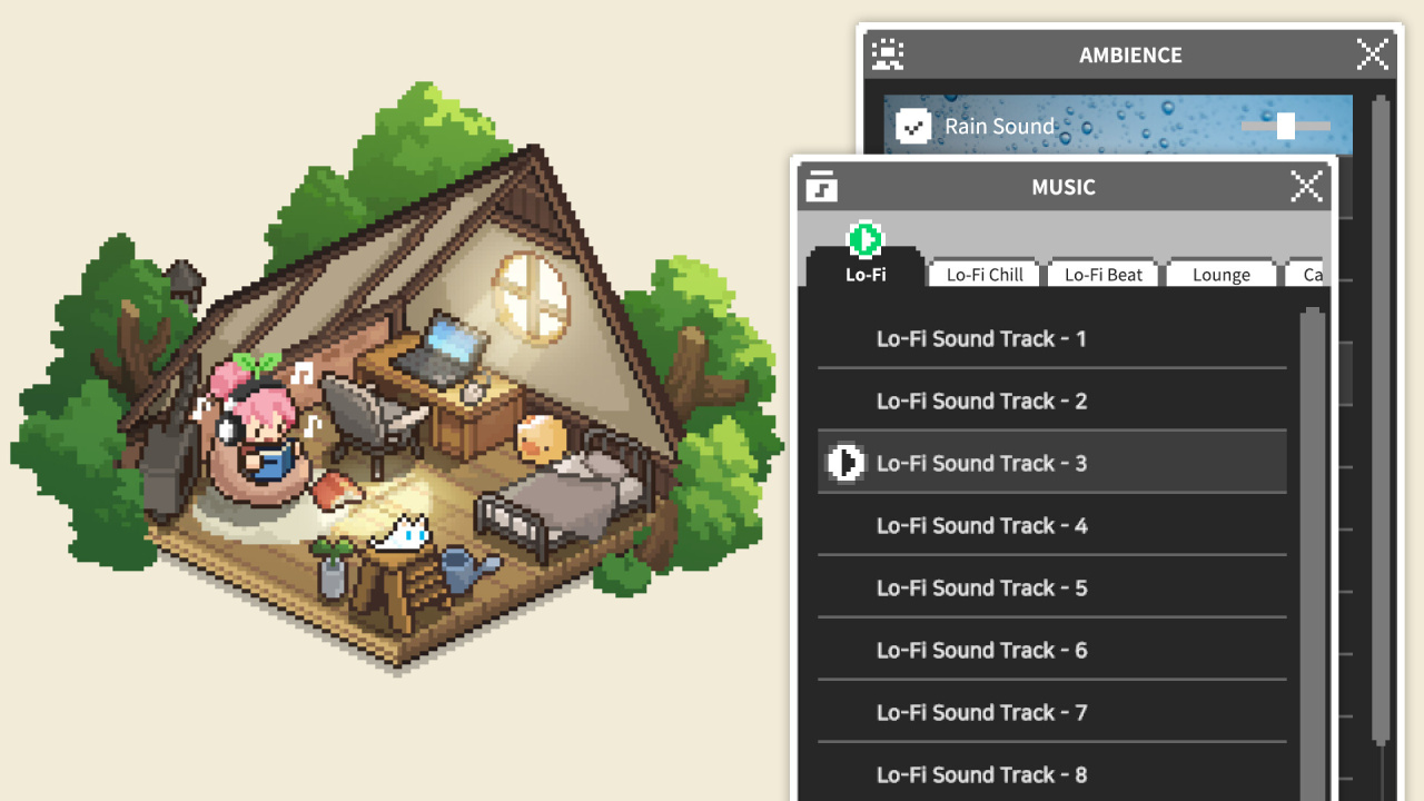 Скриншот Mini Cozy Room: Lo-Fi