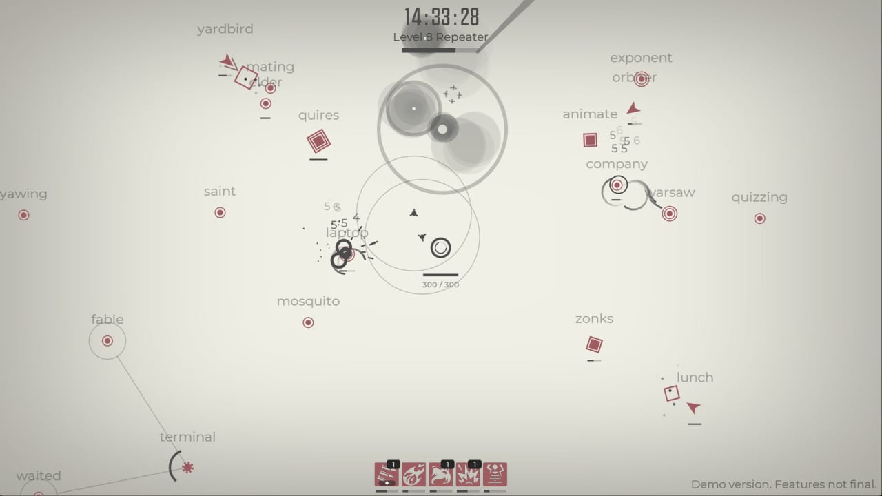 Скриншот Glyphica: Typing Survival