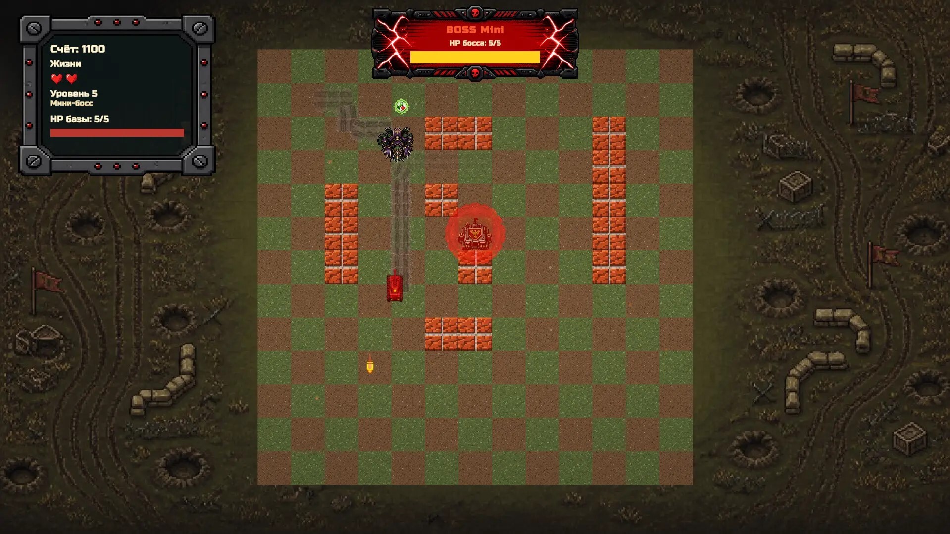 Скриншот Red Tanks vs Lizard