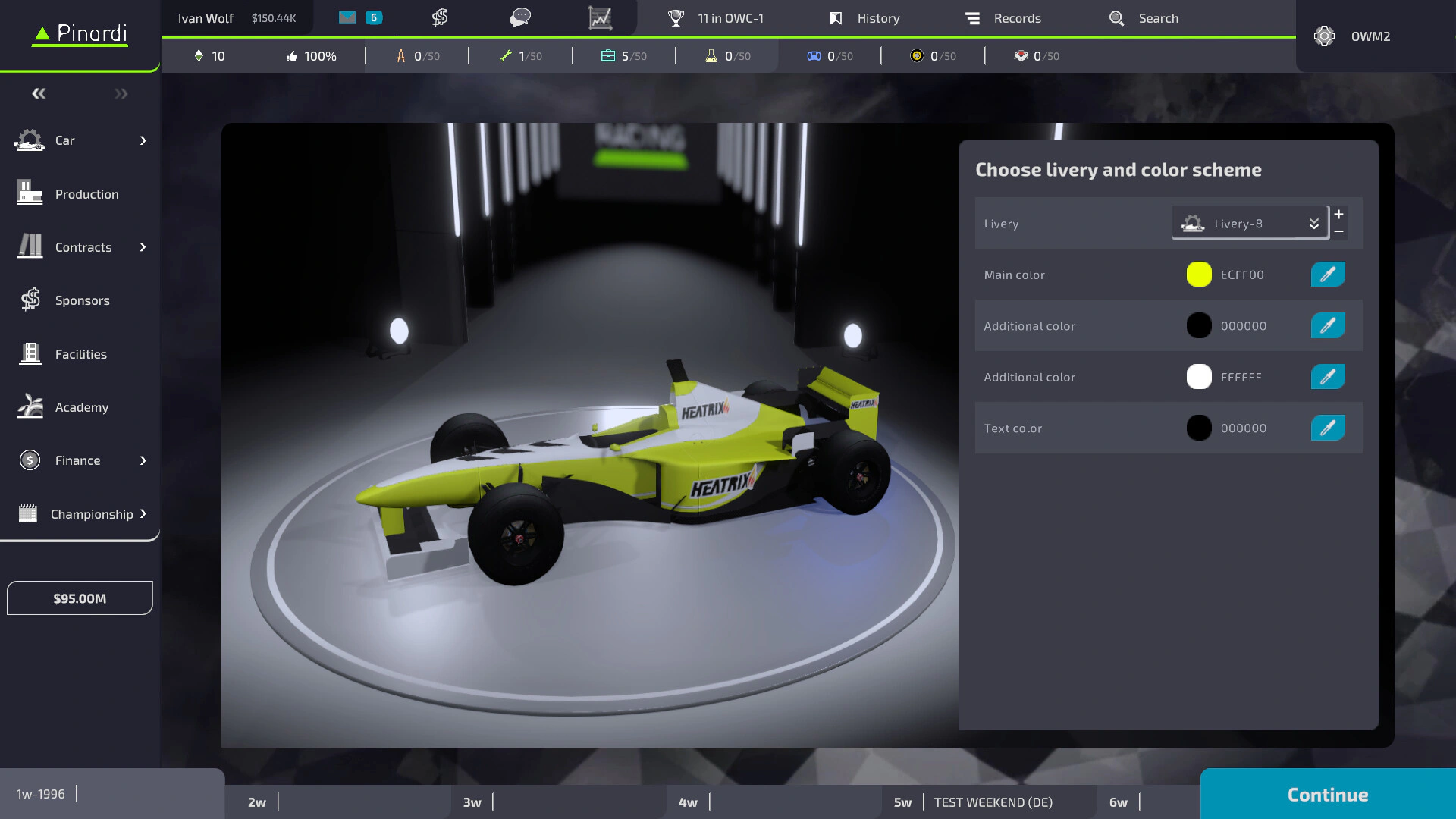 Скриншот Open Wheel Manager 2
