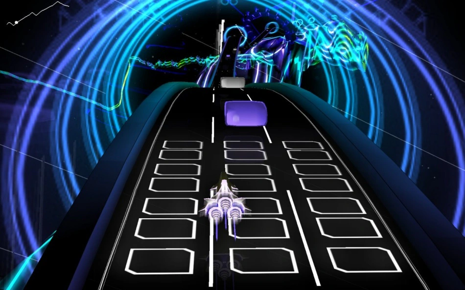 Скриншот AudioSurf (Аудиосёрф)