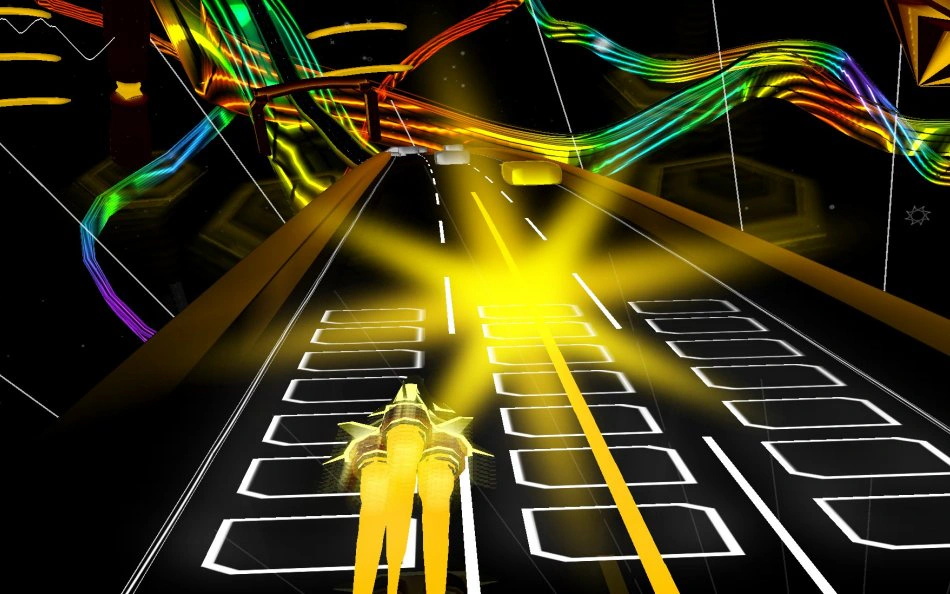 Скриншот AudioSurf (Аудиосёрф)