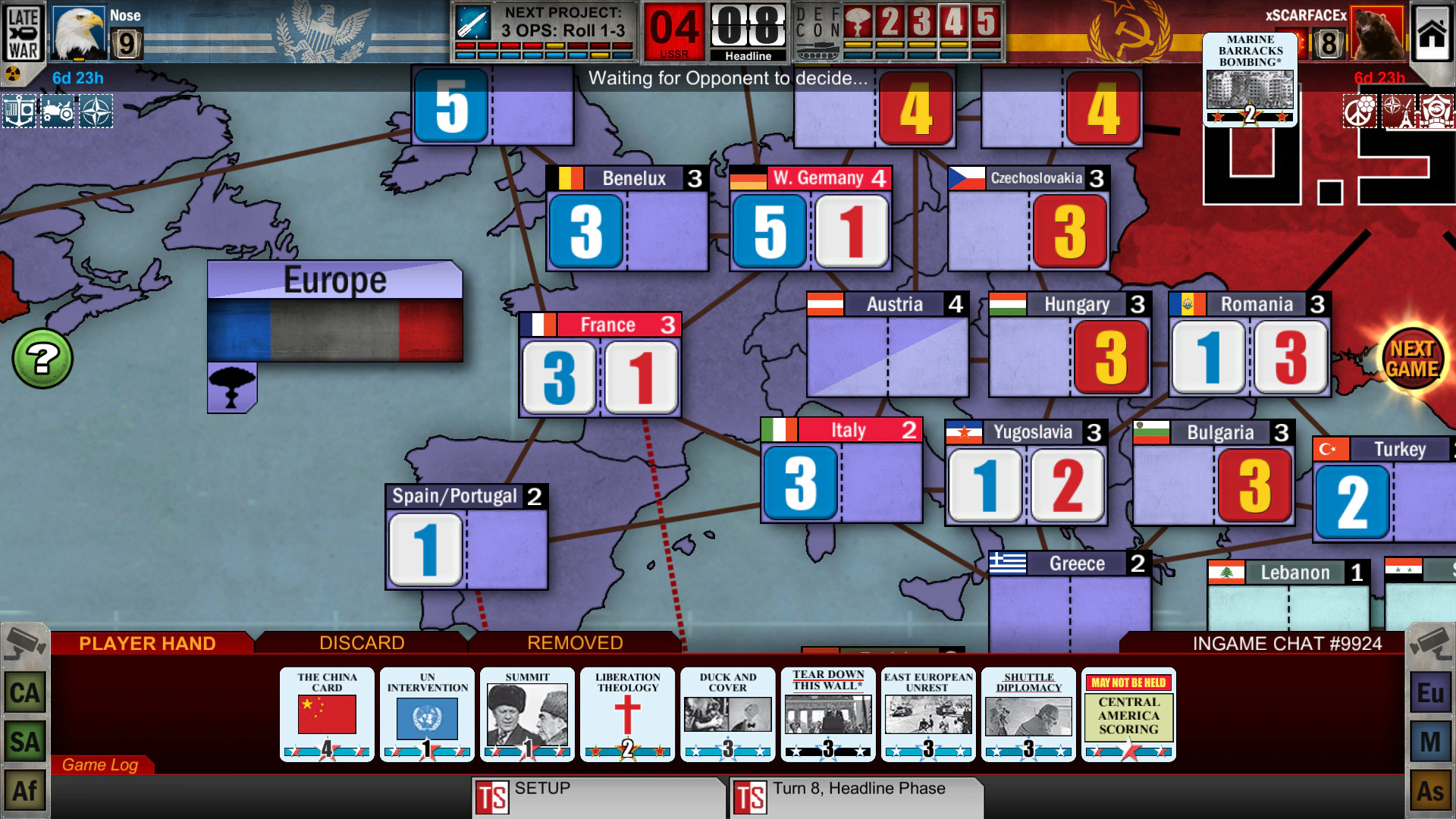 Скриншот Twilight Struggle (Твайлайт Страгл)
