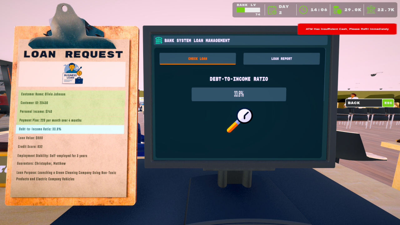 Скриншот Bank Simulator